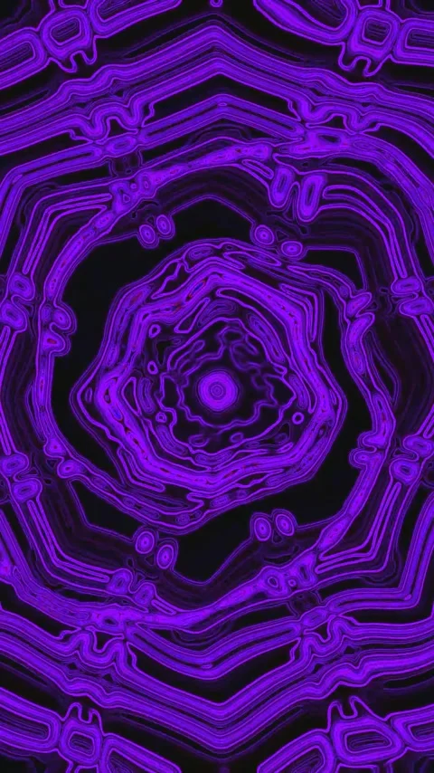 Vibrant tunnel video loop with seamless motion for immersive scre Stock Footage 318186995