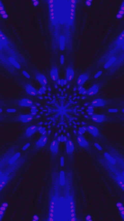 Vibrant tunnel video loop with seamless flow and dynamic patterns for scree.. Stock Footage 321570256