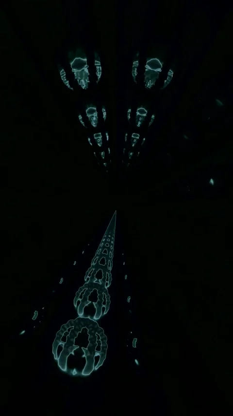 Vibrant tunnel video visual loop creating a dynamic and immersive experienc.. Stock Footage 320358973