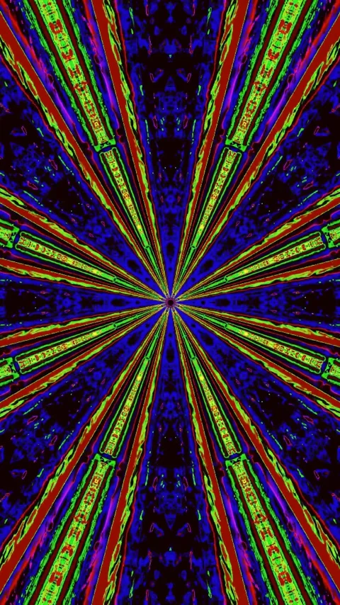 Vibrant tunnel video vj loop screensaver with seamless looping effect for r.. Stock Footage 321263043