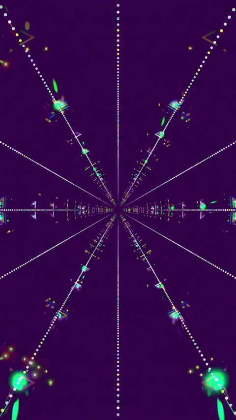 Vibrant tunnel video vj loop screensaver with seamless animation and engagi.. Stock Footage 321264325