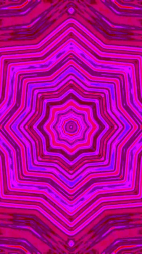 Vibrant tunnel video vj loop screensaver with swirling patterns in deep pin.. Stock Footage 321264795