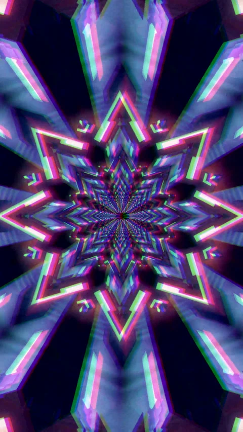 Vibrant tunnel video vj loop screensaver offers seamless visual experience .. Video stock 321266231