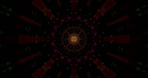Vibrant tunnel video vj loop screensaver for immersive visual experience du.. Stock Footage 321319939