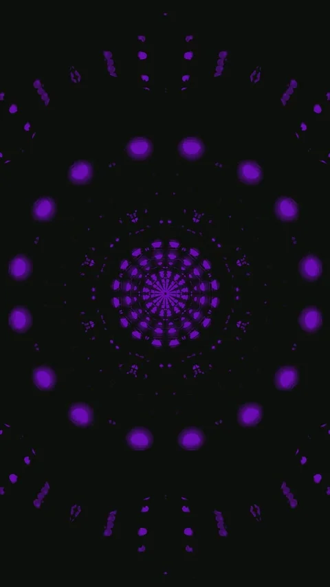 Vibrant tunnel video vj loop seamless animation with dynamic purple pattern.. Stock Footage 321563169