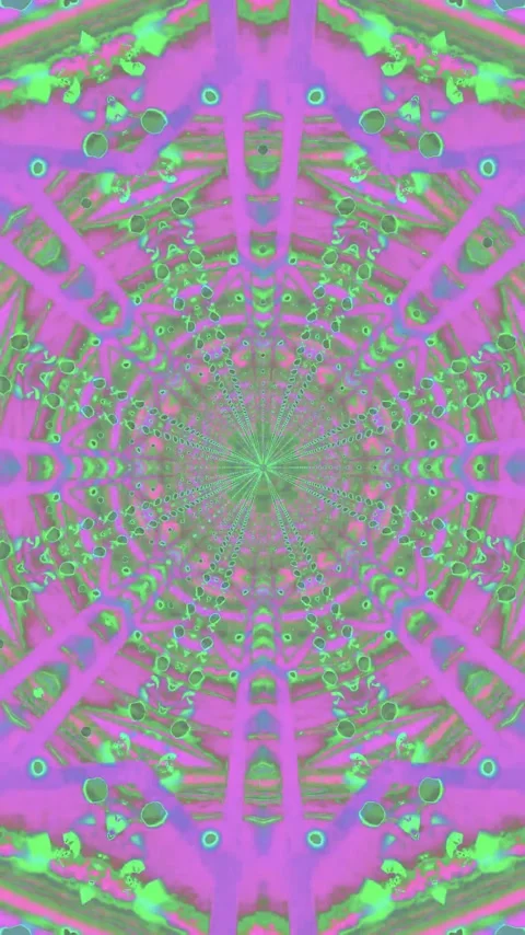 Vibrant tunnel video vj loop creating a seamless visual experience with swi.. Stock Footage 321570874