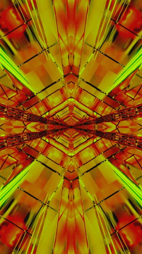 Vibrant tunnel video vj loop screensaver for visual enjoyment Stock Footage 321571663