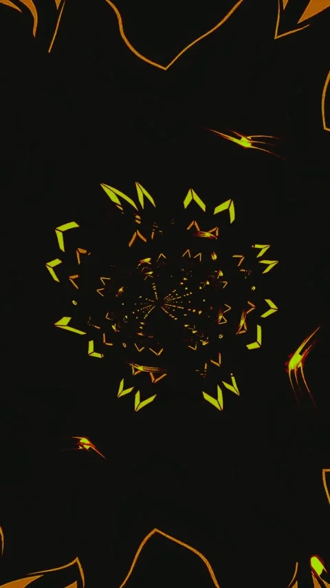 Vibrant tunnel video vj loop screensaver creating an immersive visual exper.. Stock Footage 321575482