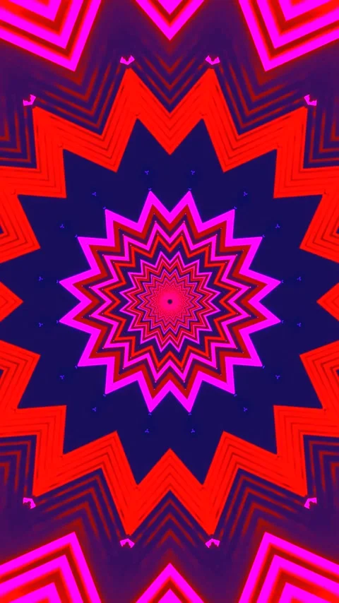 Vibrant tunnel visual effect for seamless looping screensaver enhancing dig.. Stock Footage 321263725