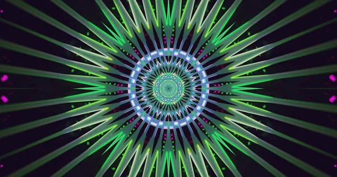 Vibrant tunnel visual experience with dynamic colors and patterns Stock Footage 316788122