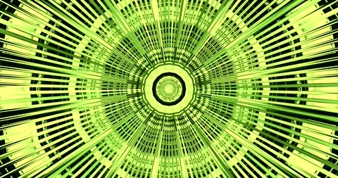 Vibrant tunnel visualizer seamless loop screensaver creates an im Stock Footage 317965379