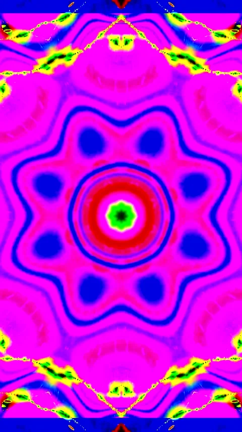 Vibrant tunnel visuals loop screensaver with dynamic colors and patterns fo.. Stock Footage 321571433