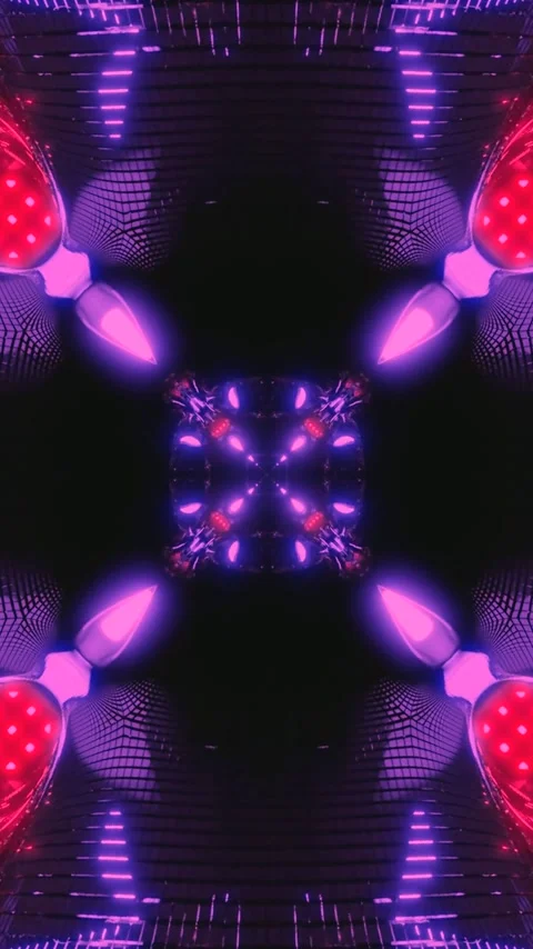 Vibrant tunnel vj loop screensaver creates mesmerizing visual effects with .. Stock Footage 320353211