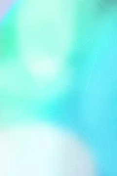 A vibrant turquoise-to-cyan gradient with translucent geometric polygons an.. Stock-Illustration