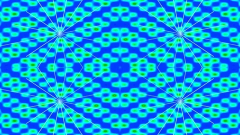 Vibrant turquoise geometric abstract background pattern loop for modern desig Stock Footage 339346846