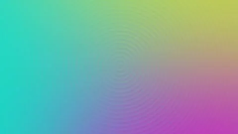 Vibrant turquoise gradient background merging yellow purple pink and blue with Stock Illustration
