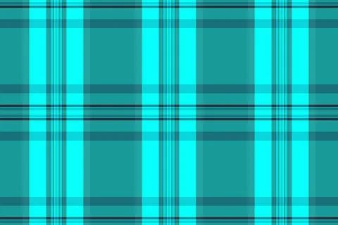 This vibrant turquoise plaid pattern features a timeless tartan design, perfe Illustrazione stock