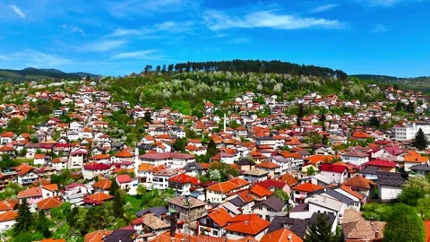 Vibrant Urban Scene Stock Footage 296463077