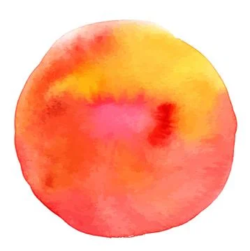 Vibrant vector and watercolor abstract background texture Illustrazione stock