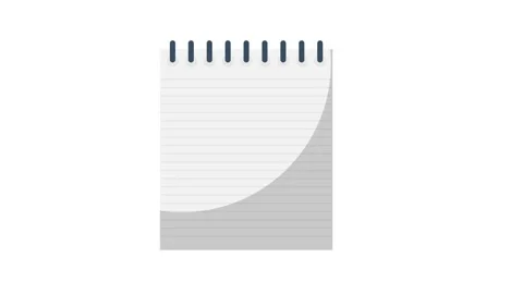 A vibrant vector image of note paper, featuring artistic designs, suitable .. Stock Footage 332474873