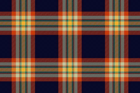 A vibrant vector plaid pattern featuring a classic tartan design in rich dark Stockillustratie