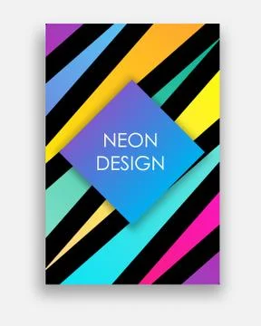 Vibrant vector templates of web banner, sale or discount, club party flyer, big Illustrazione stock