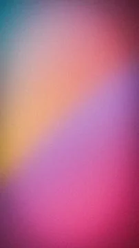 Vibrant vertical grainy background with pink purple and orange soft gradients Stock Illustration