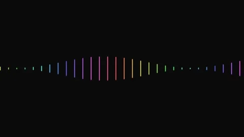 Vibrant vertical light trails in a dark void of motion 库存影片 335255858