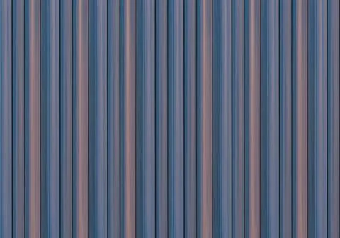 Vibrant vertical lines create a captivating pattern in a quiet urban settin.. Illustrazione stock