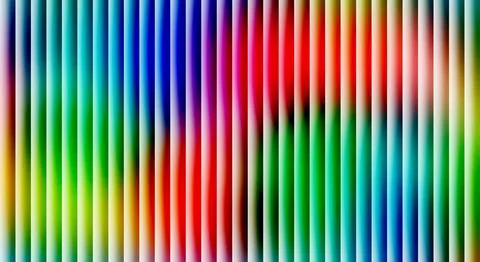 Vibrant Vertical Rainbow Stripes: Abstract Color Gradient Background Illustrazione stock