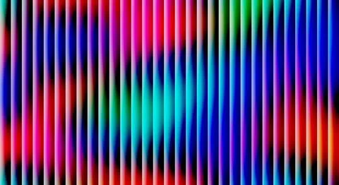 Vibrant Vertical Stripes: Abstract Rainbow Gradient with Soft Blur Effects Illustrazione stock