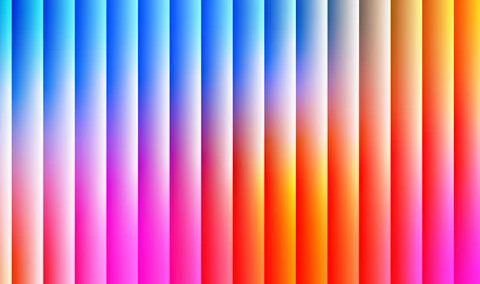 Vibrant vertical stripes blaze with bold, fluid gradients Stock Illustration