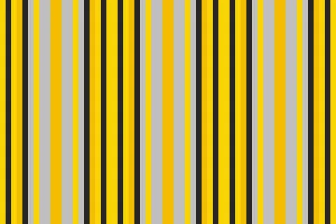 Vibrant vertical stripes in bold yellow, gray, and black create a dynamic geo Stockillustratie