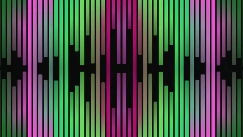 Vibrant Vertical Stripes with Dynamic Patterns. Stock Footage 329470950