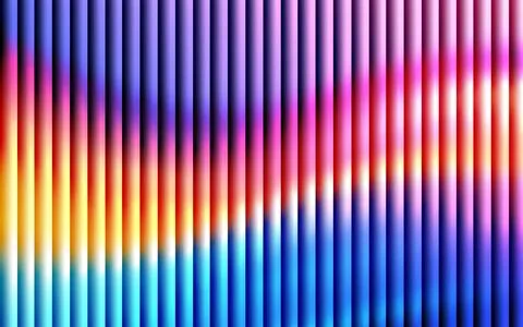 Vibrant vertical stripes with a gradient of colors Stock Illustration