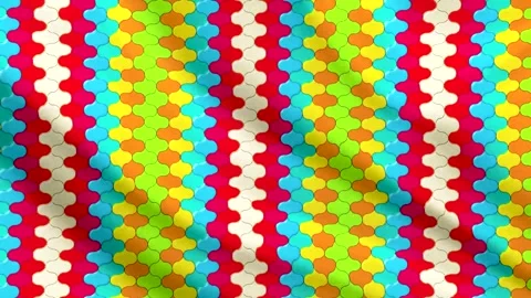 Vibrant Vertical Waves Fabric Motion Background Loop Stock Footage 337228288