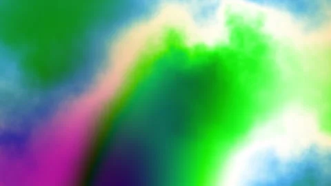 Vibrant VHS style rainbow teal orange psychedelic grainy gradient color flow Stock Footage 339288589