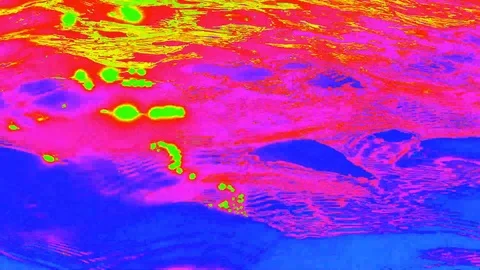 Vibrant, vibrating abstract surface Stock Footage 116307826