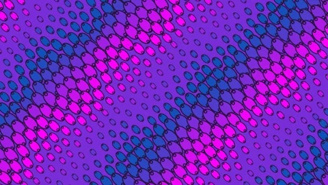 Vibrant Violet Diagonal Halftone Motion Background Loop Stock Footage 342585310