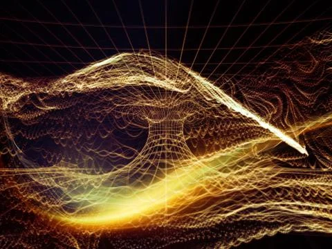 Vibrant Virtual World Stockillustratie