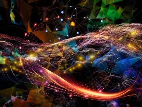 Vibrant Virtual World イラスト素材