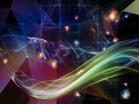 Vibrant Virtual World イラスト素材