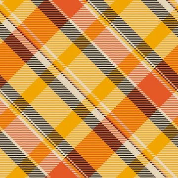 Vibrant, warmtoned textile pattern. A classic tartan design, perfect for back 库存插图