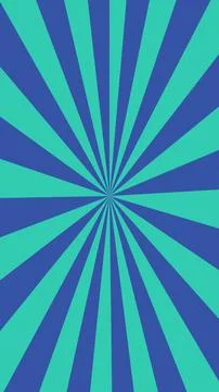 Vibrant wavy background with blue and green sunburst pattern Stock Illustration