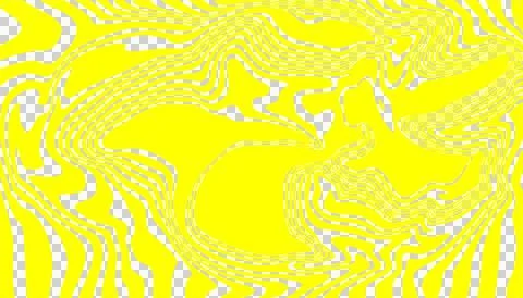 Vibrant Yellow Abstract Pattern with Swirling Lines Stock Illustration