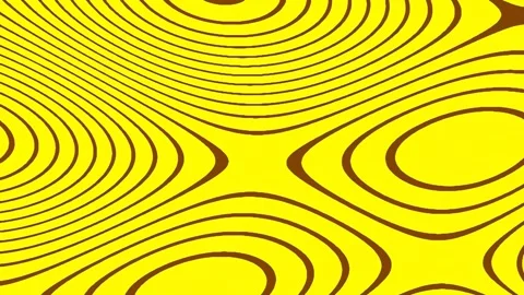 Vibrant Yellow Abstract Wave Pattern Background Seamless Modern Energy Moti.. Stock Footage 341055506