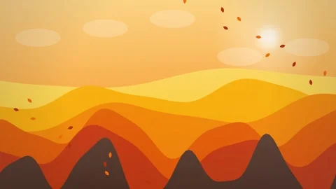 Vibrant yellow and orange abstract color gradient background seamless pattern Stock Footage 344517110