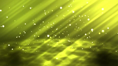 Vibrant yellow background with shining rays and sparkling particles 库存影片 332532238