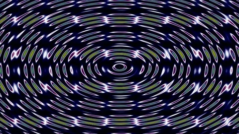 Vibrant Yellow Blue Abstract Ripple Pattern for Dynamic Energy Flow Backgroun Stock Footage 342208097