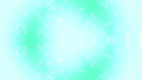 Vibrant yellow bokeh background video loop with soft glowing particle effects Stock Footage 336777135